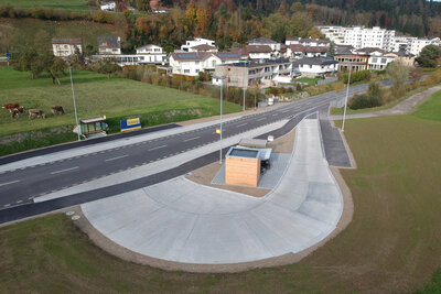 K40 Buswendeschlaufe mit Anpassung Bushaltestelle und Rad-/Gehweg