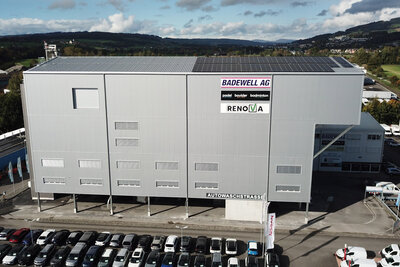 Erweiterung Lagerhalle Badewell