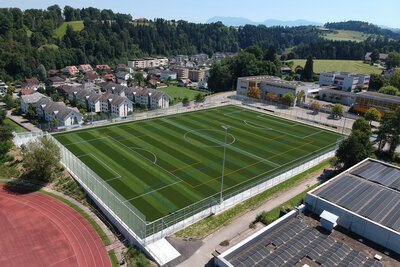 Neubau Kunstrasenfeld Sportzentrum